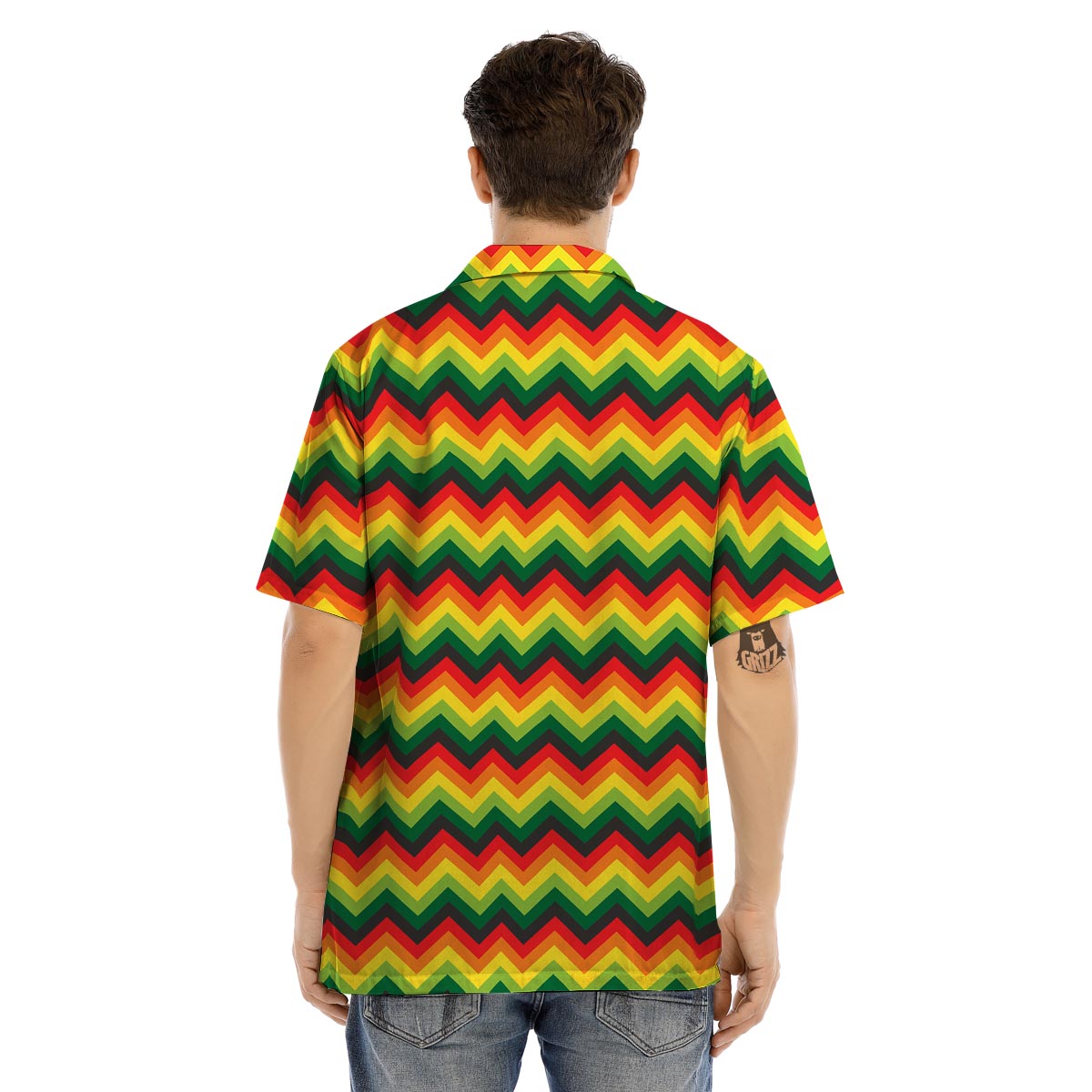 Rasta Jamaica Reggae Men’s Hawaiian Shirt-grizzshop