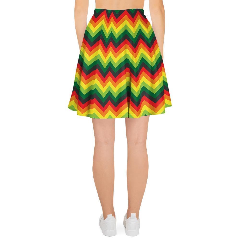 Rasta Jamaica Reggae Women's Skirt-grizzshop