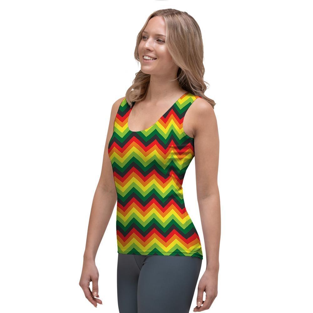 Rasta Jamaica Reggae Women's Tank Top-grizzshop
