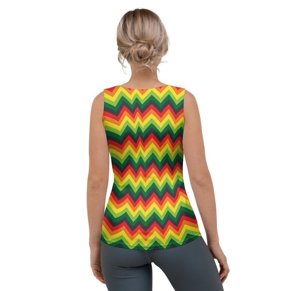 Rasta Jamaica Reggae Women's Tank Top-grizzshop