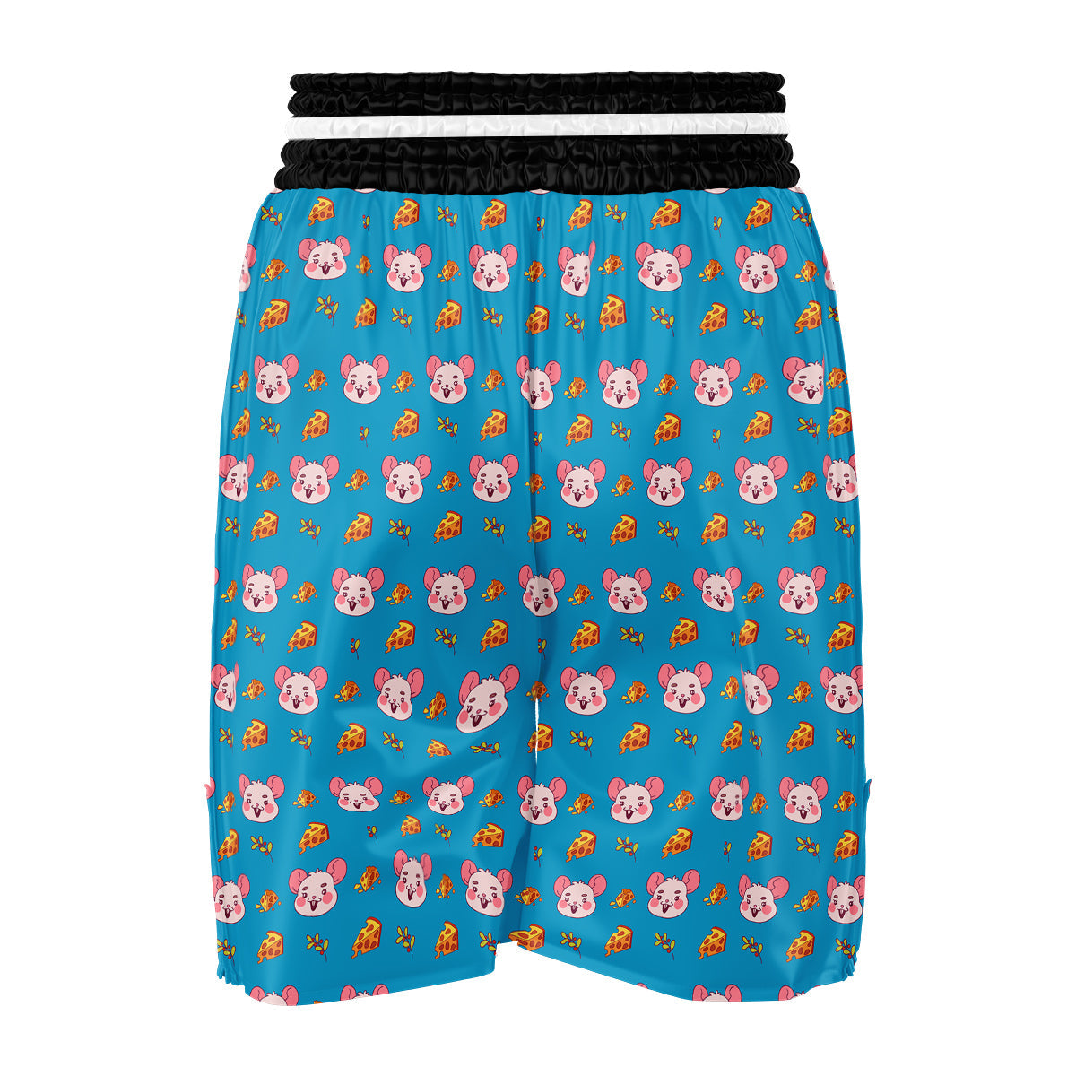 Rat Cute Print Pattern Boxing Shorts-grizzshop