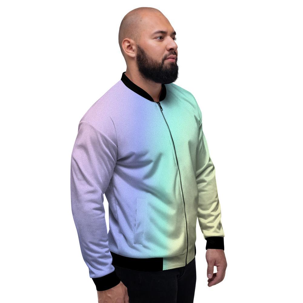 Rave Pastel Print Pattern Men's Bomber Jacket-grizzshop