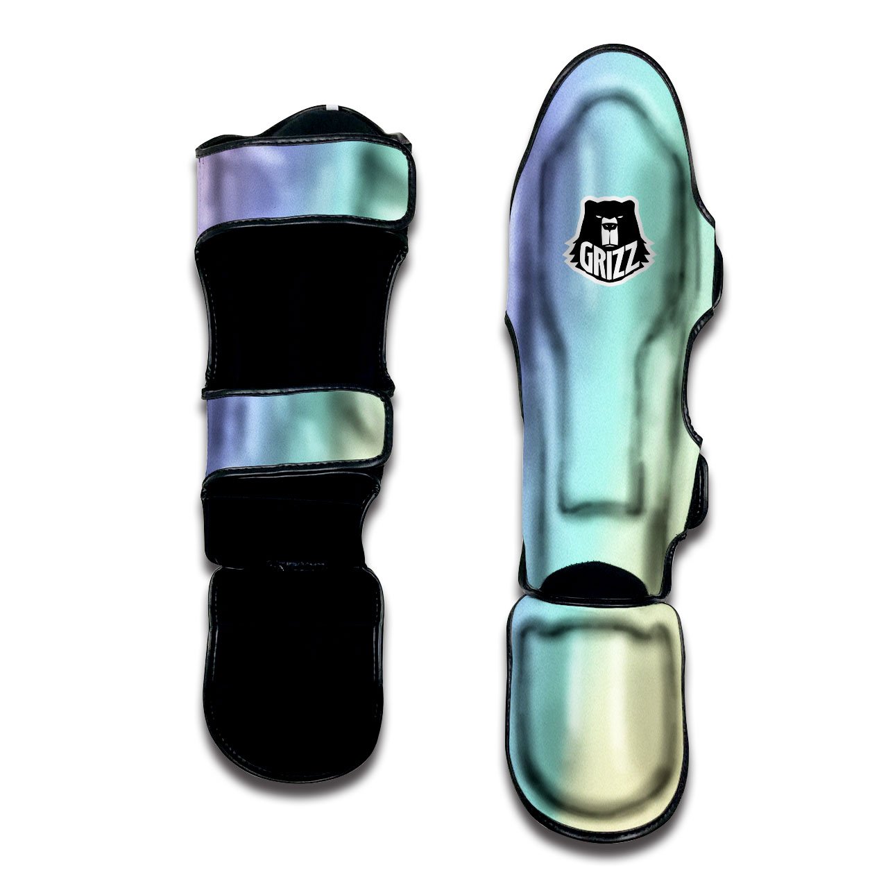 Rave Pastel Print Pattern Muay Thai Shin Guards-grizzshop