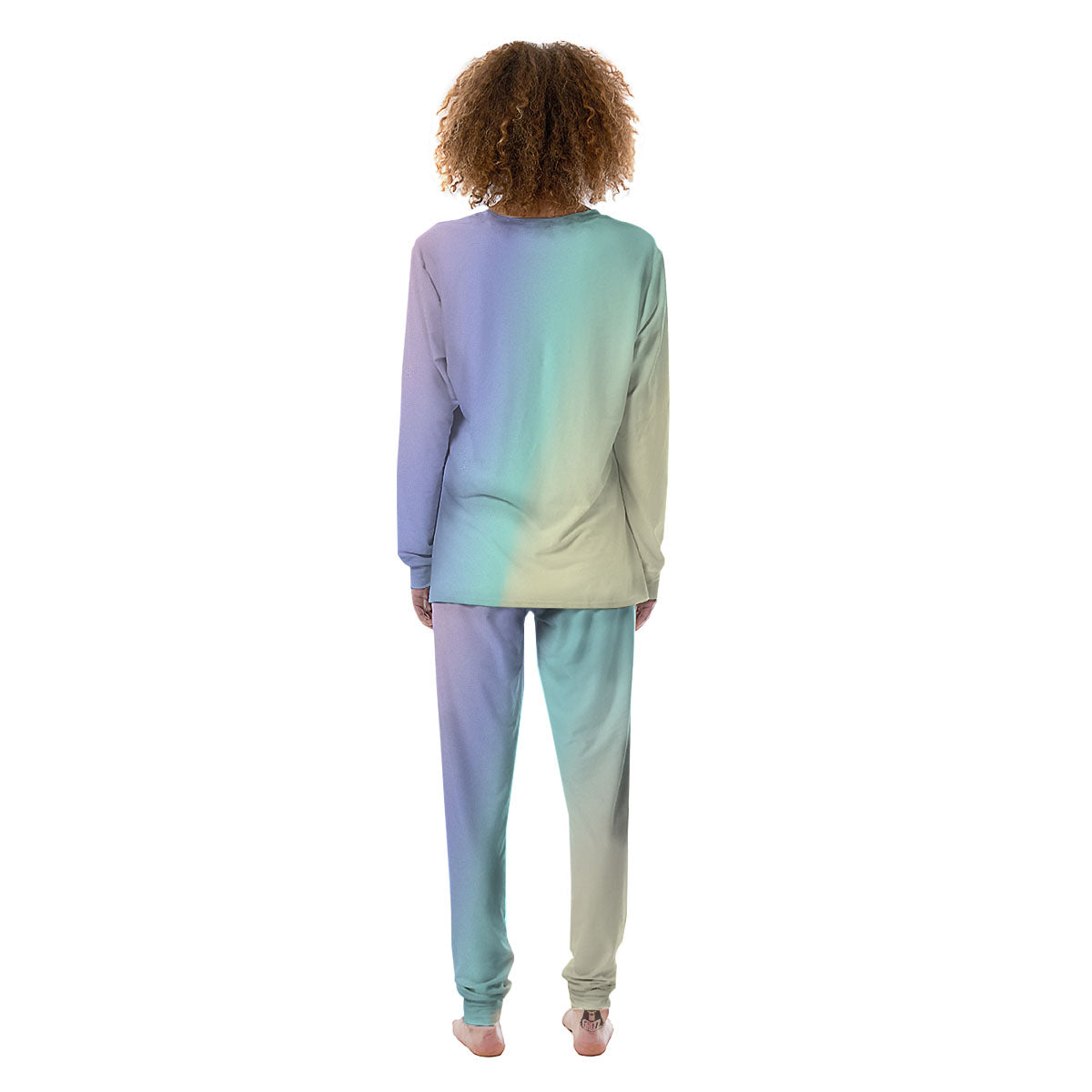 Rave Pastel Print Pattern Women's Pajamas-grizzshop