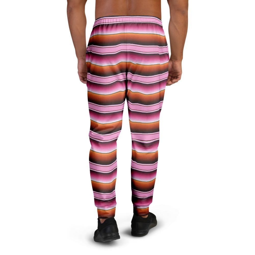 Red And Pink Mexican Baja Men's Joggers-grizzshop