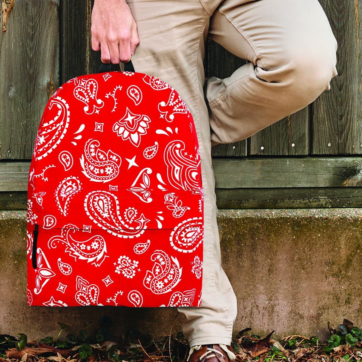 Red Bandana Backpack-grizzshop