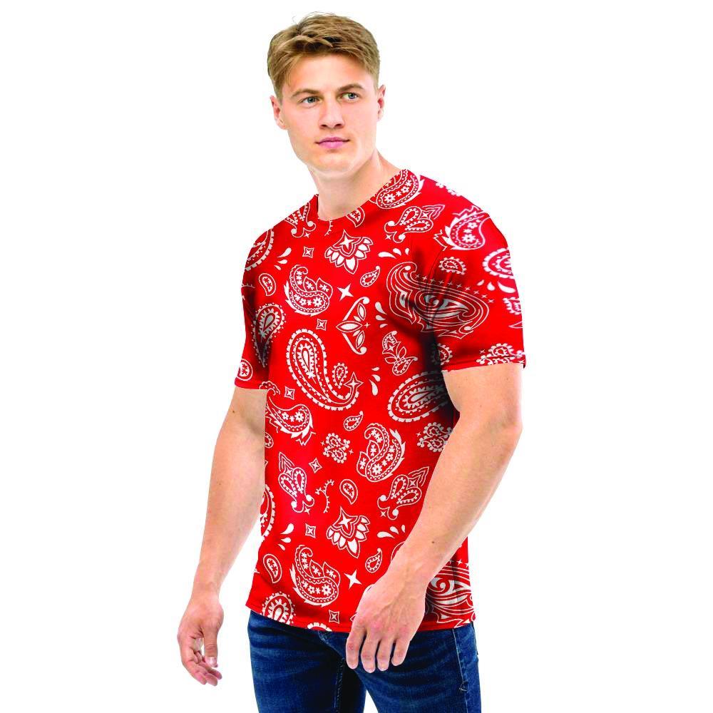 Red Bandana Men T Shirt-grizzshop