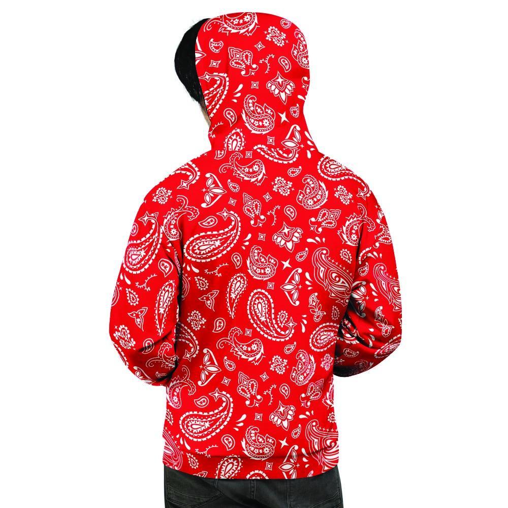 Red Bandana Men's Hoodie-grizzshop