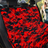 Red Camo Print Pet Car Seat Cover-grizzshop