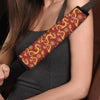 Red Chinese Dragon Seat Belt Cover-grizzshop