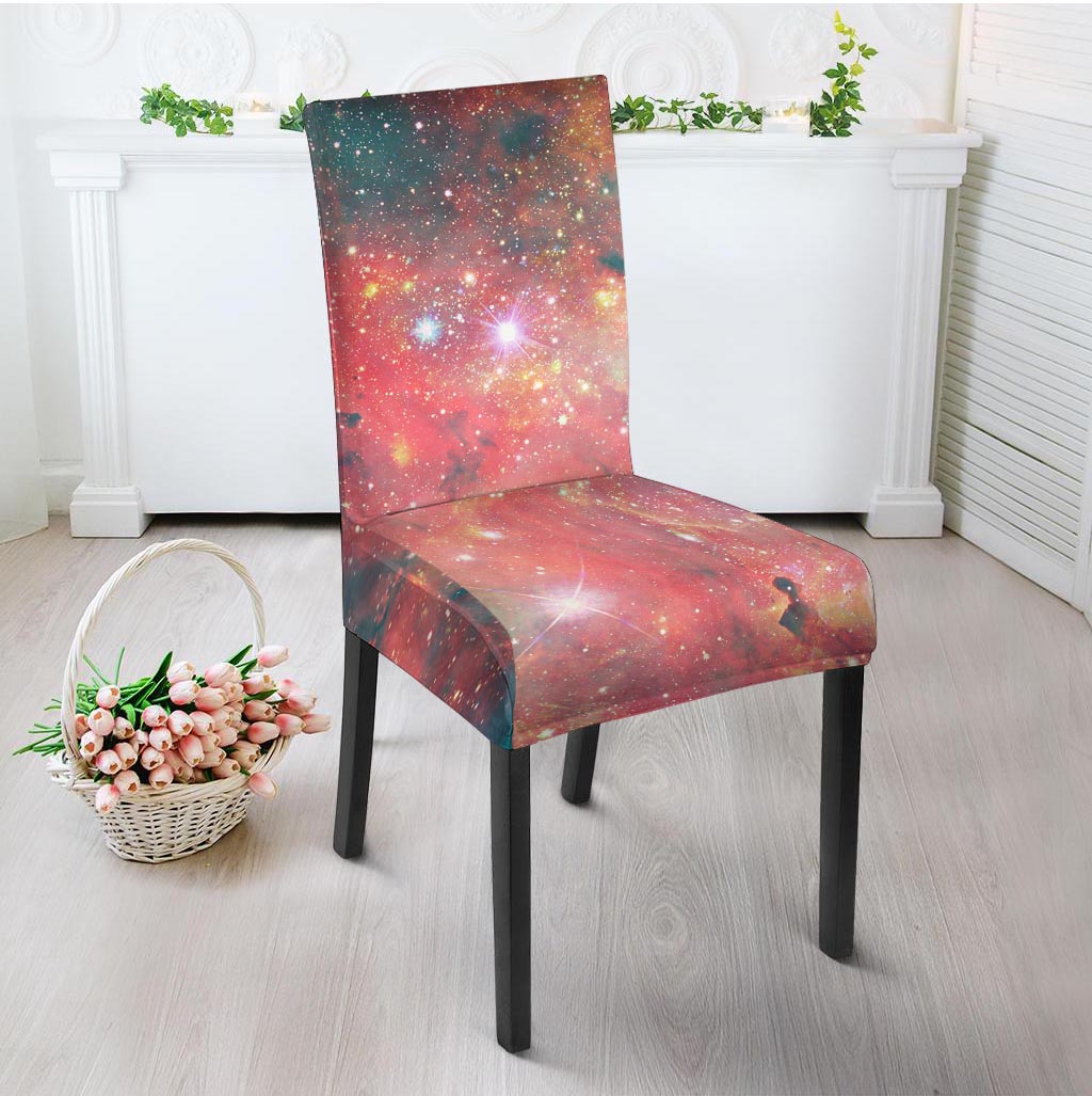 Red Cloud Galaxy Space Chair Cover-grizzshop