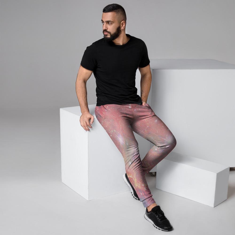 Red Cloud Galaxy Space Men's Joggers-grizzshop