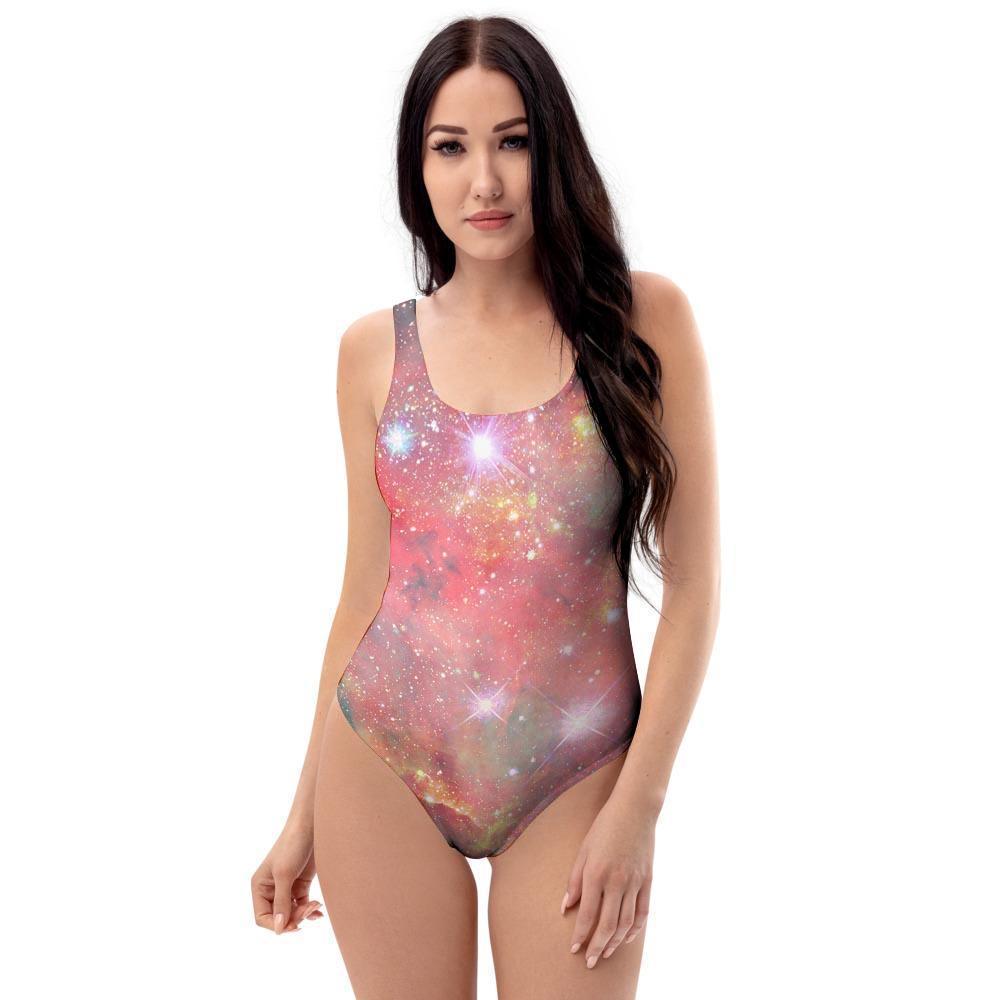Red Cloud Galaxy Space One Piece Swimsuite-grizzshop