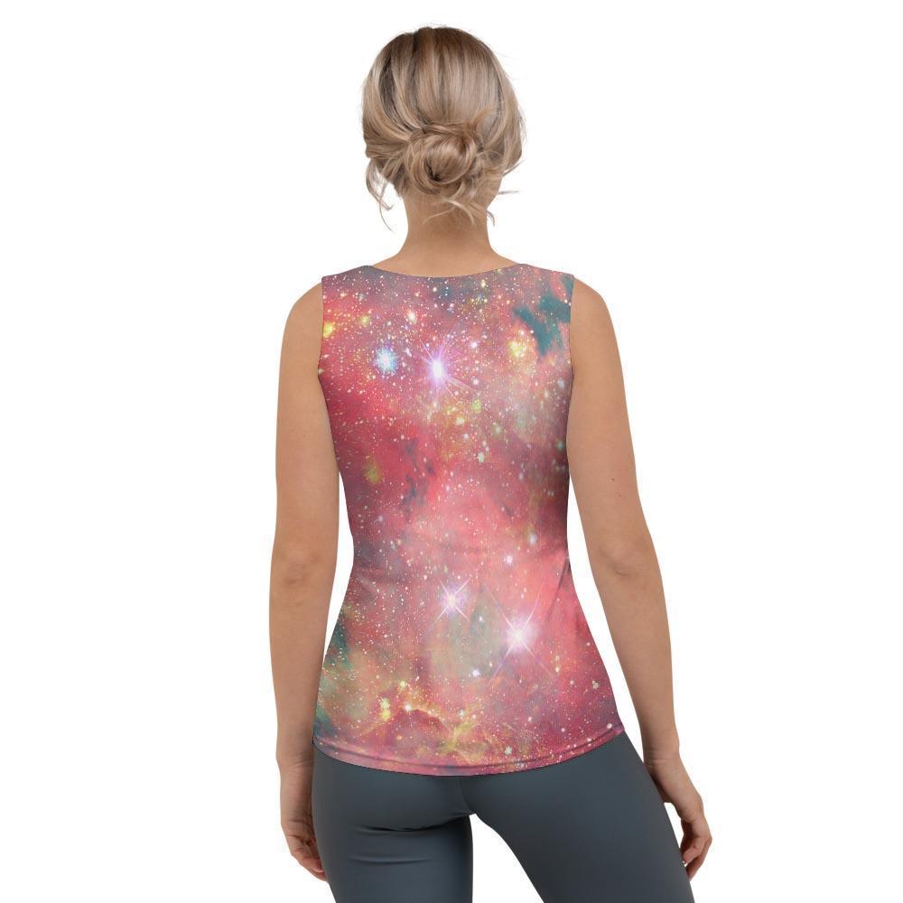 Red Cloud Galaxy Space Women's Tank Top-grizzshop