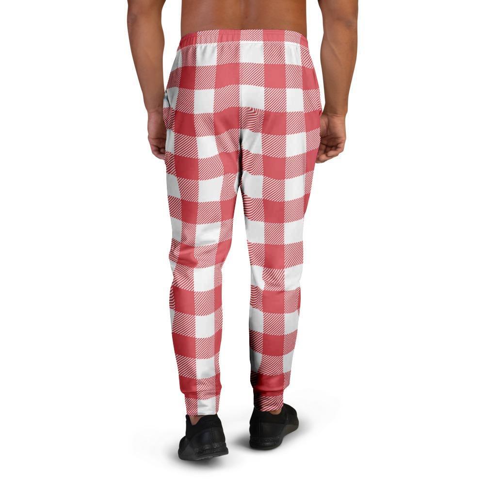 Red Lumberjack Men's Joggers-grizzshop