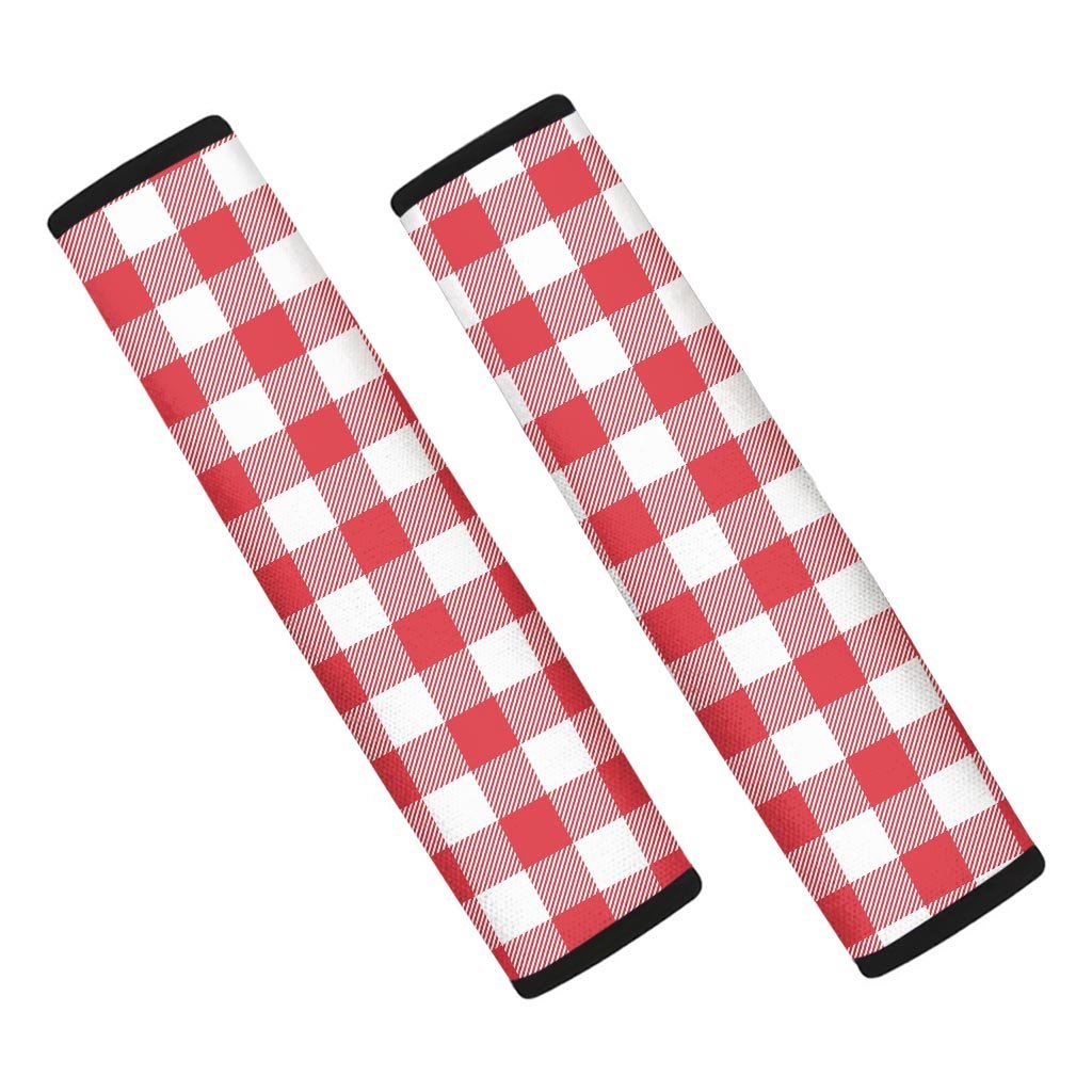 Red Lumberjack Seat Belt Cover-grizzshop