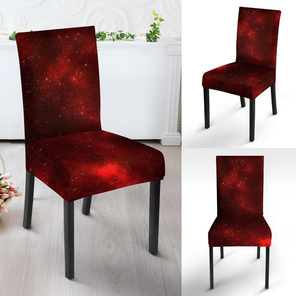 Red Nebula Galaxy Space Chair Cover-grizzshop