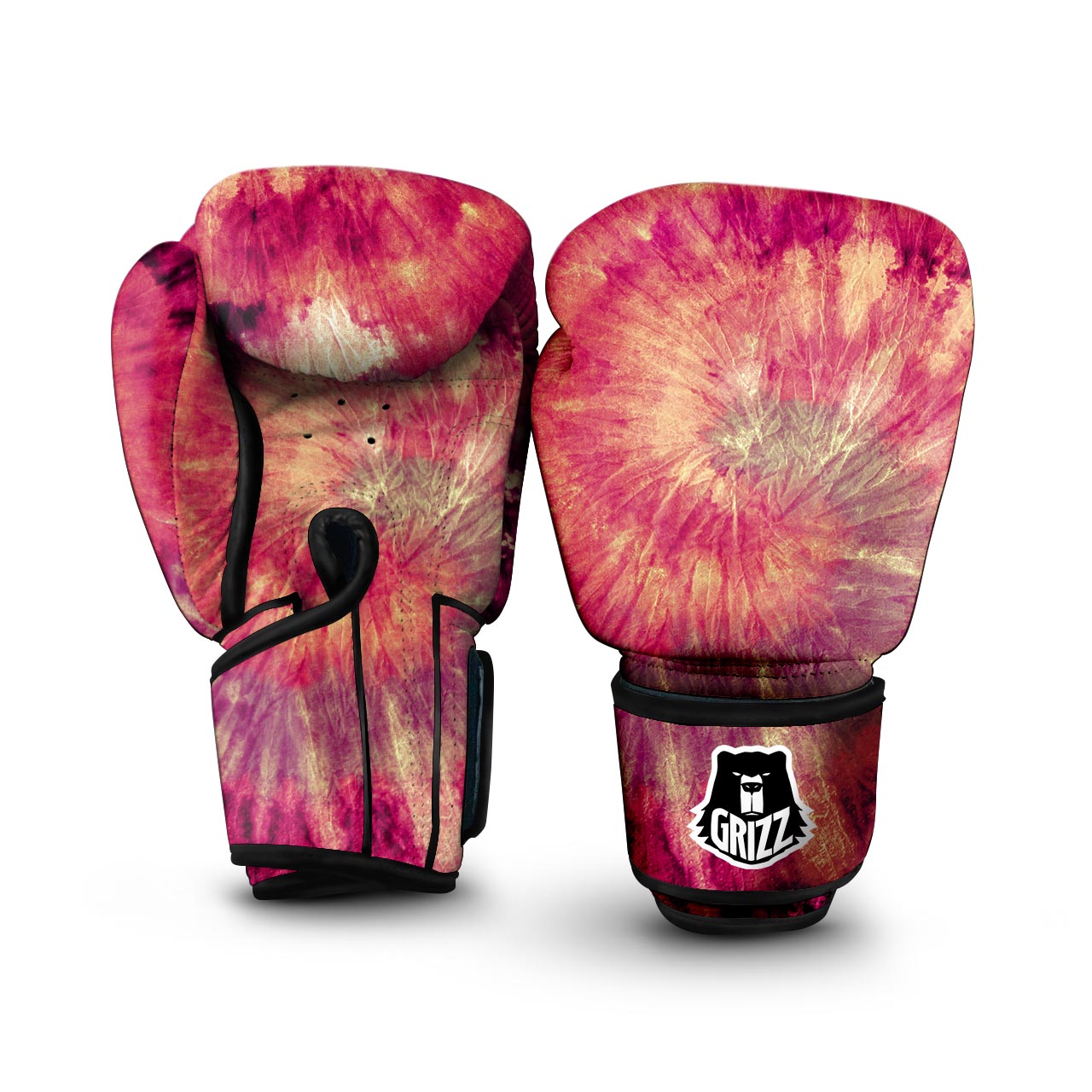 Spiral Hippie Tie Dye Boxing Gloves