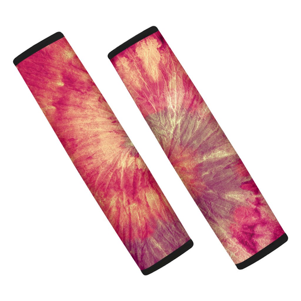 Red Tie Dye Seat Belt Cover-grizzshop