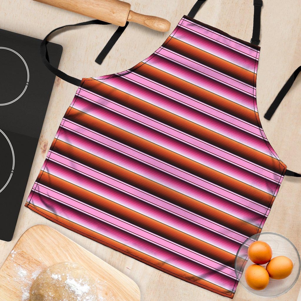 Red And Pink Mexican Baja Women's Apron-grizzshop