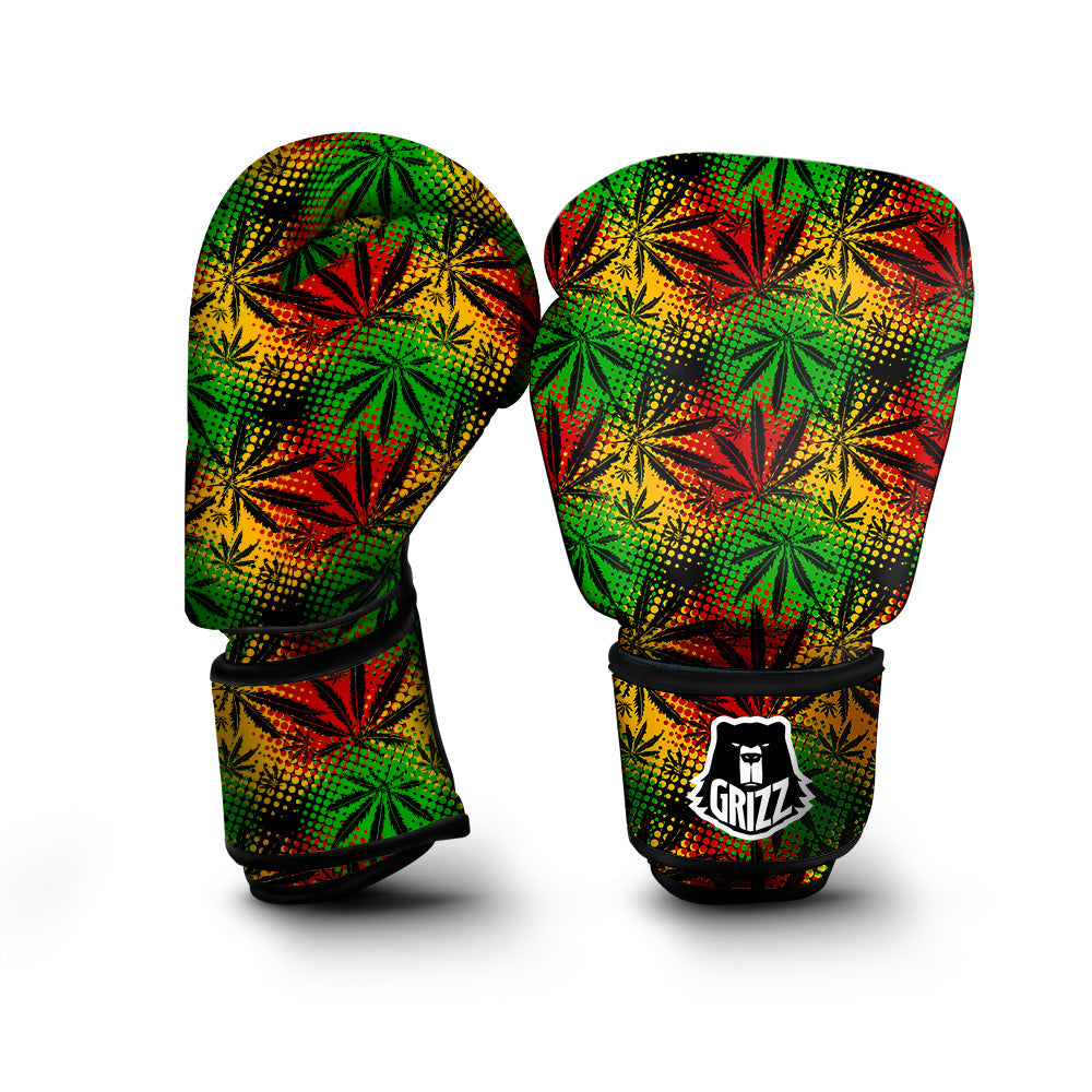 Reggae Abstract Print Pattern Boxing Gloves-grizzshop