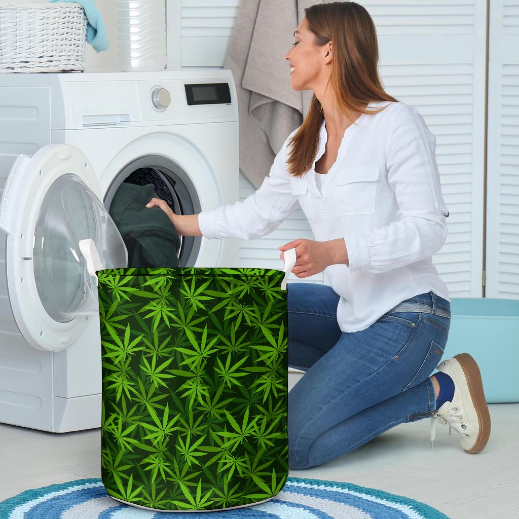 Reggae Leaf Rasta Laundry Basket-grizzshop
