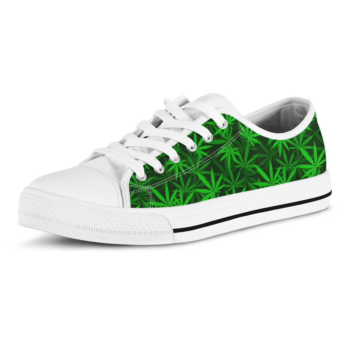 Reggae Leaf Rasta Men's Low Top Shoes-grizzshop