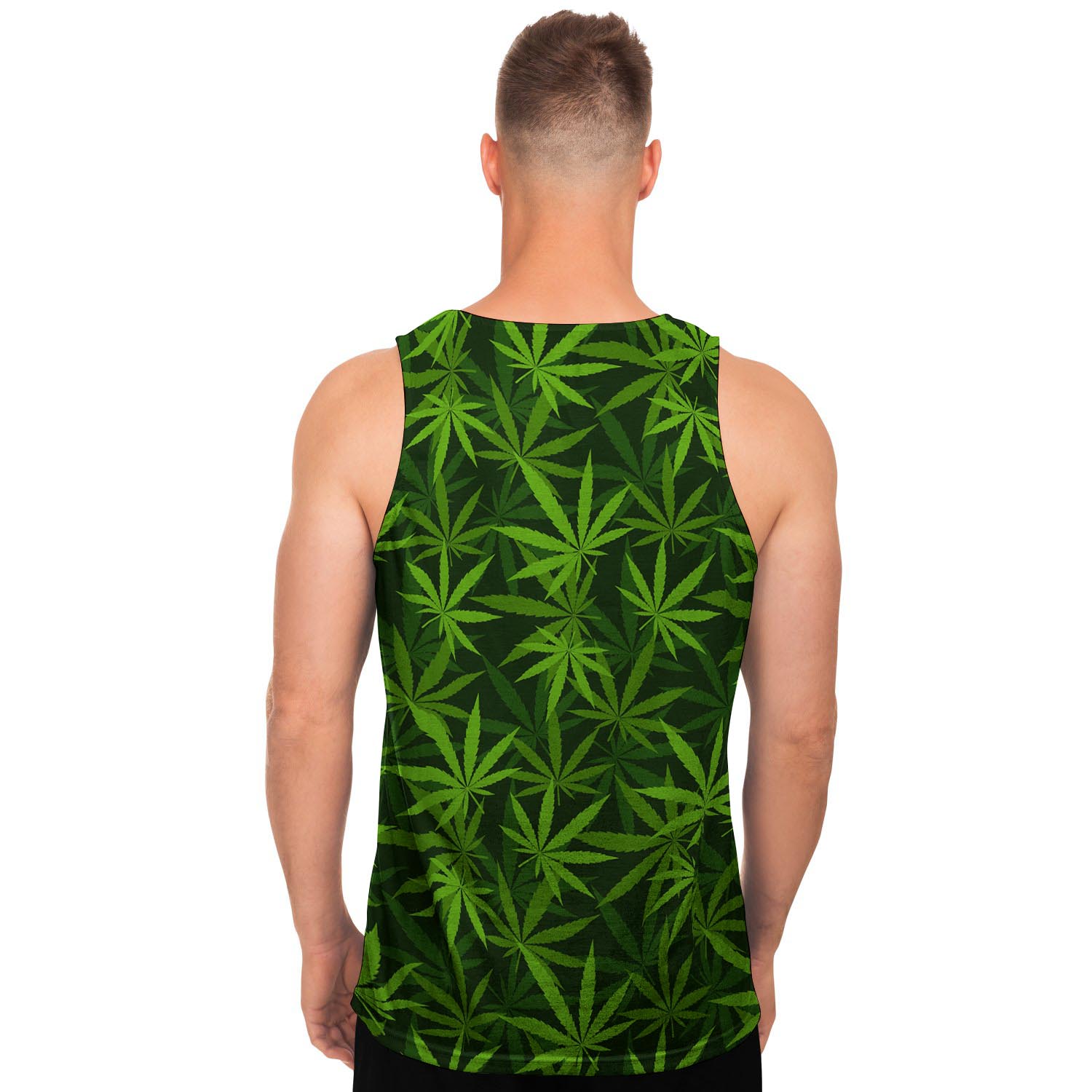 Reggae Leaf Rasta Men's Tank Tops-grizzshop