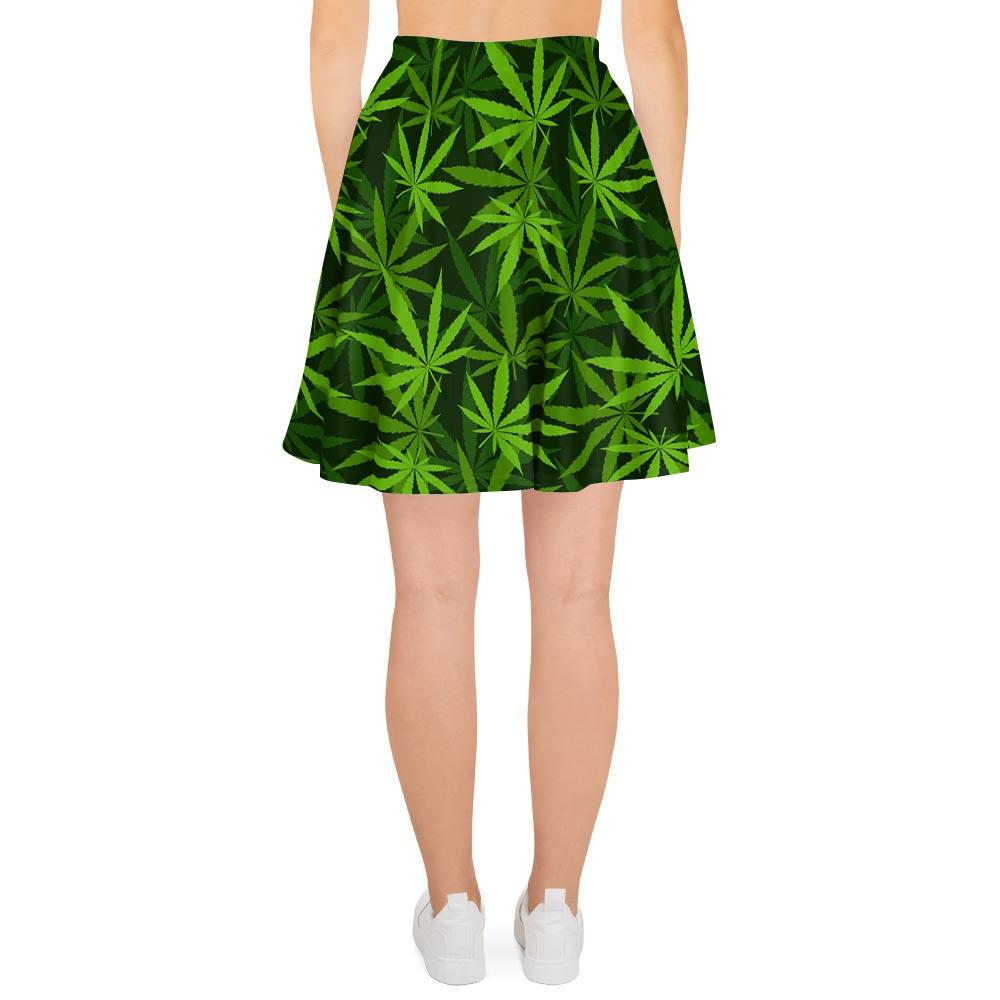 Reggae Leaf Rasta Women's Skirt-grizzshop