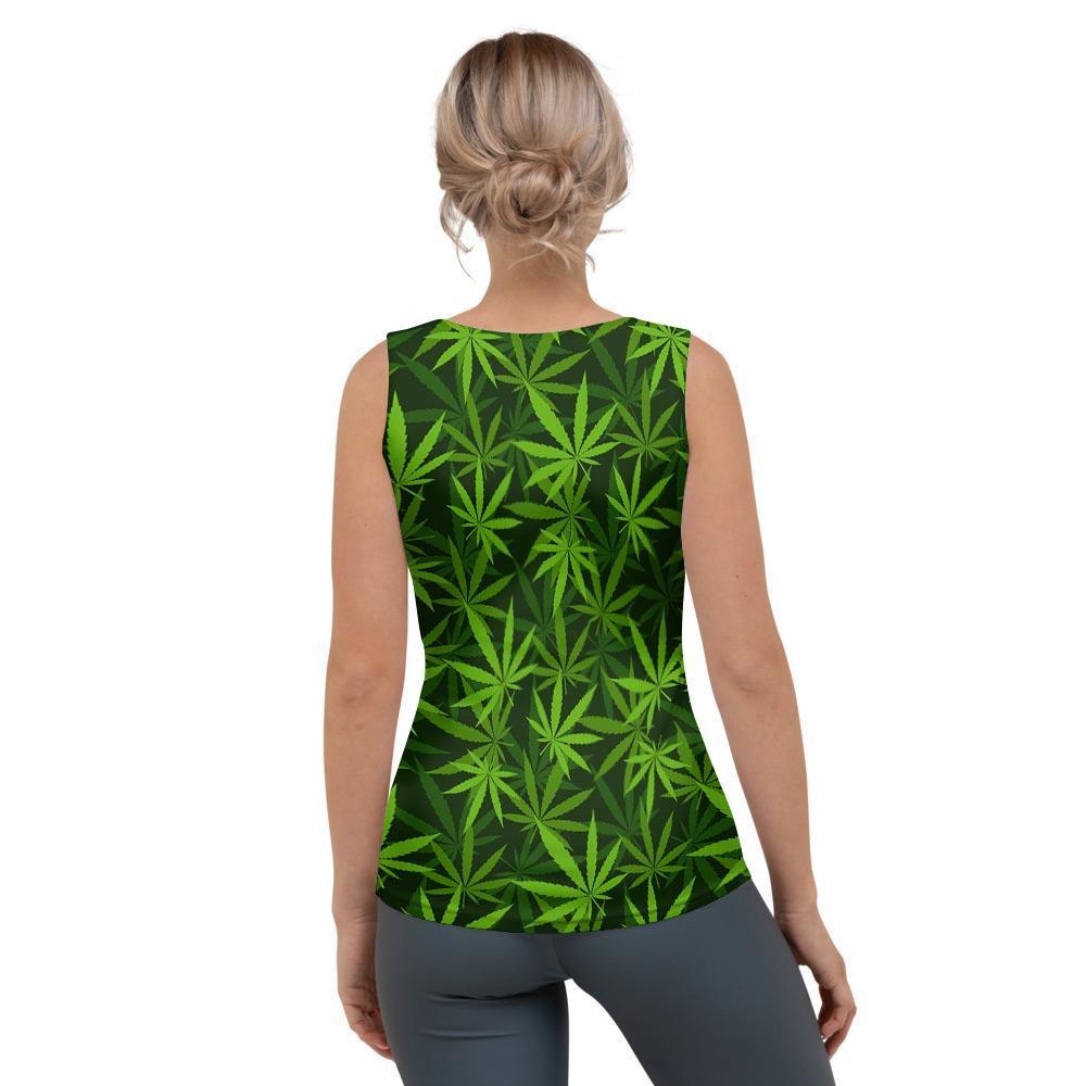 Reggae Leaf Rasta Women's Tank Top-grizzshop