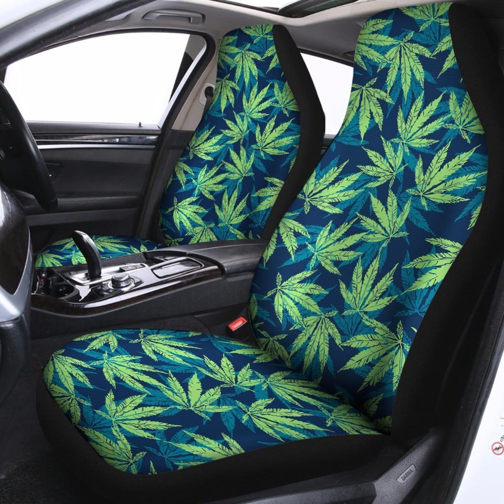 Reggae Leaf Tropical Car Seat Covers-grizzshop