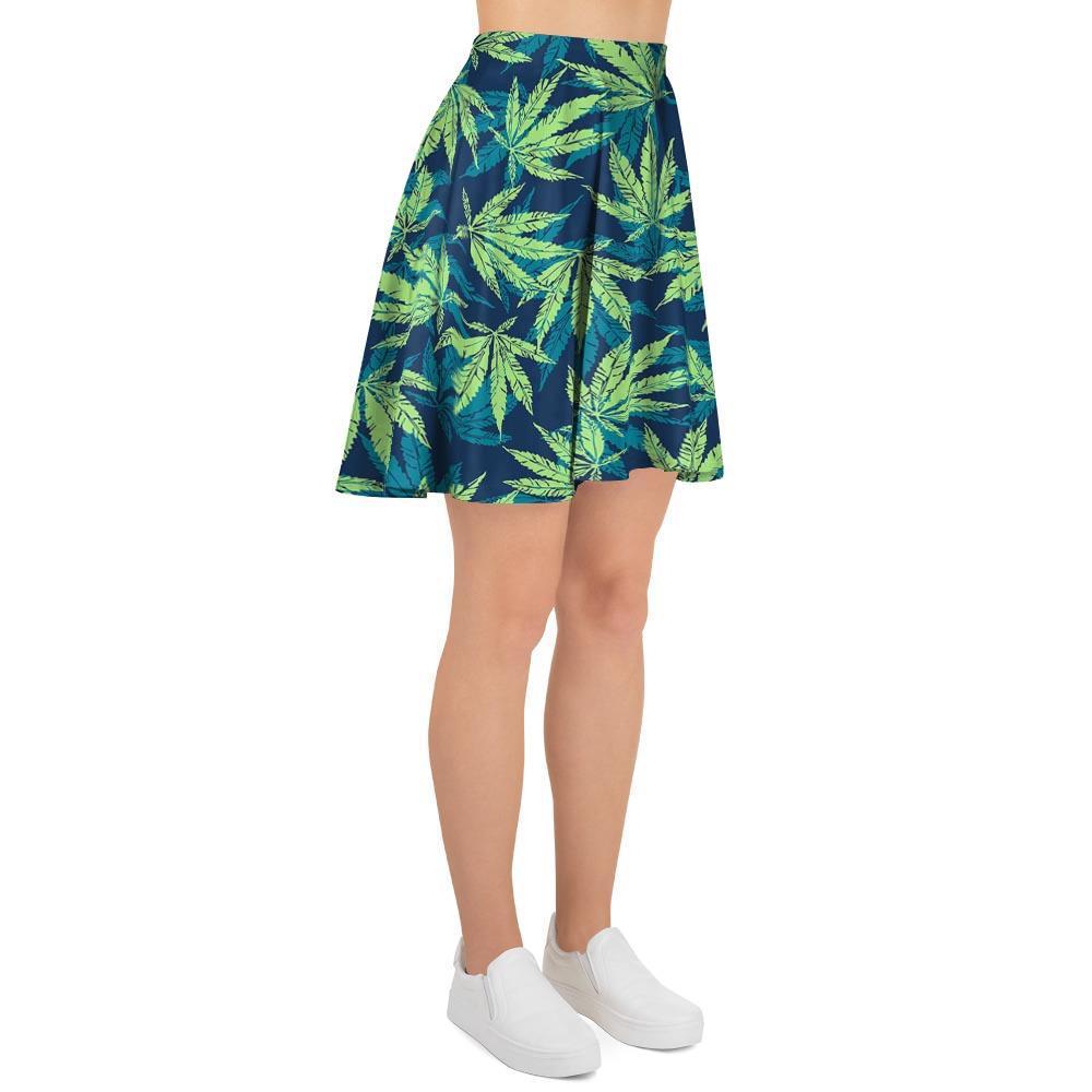 Reggae Leaf Tropical Women's Skirt-grizzshop