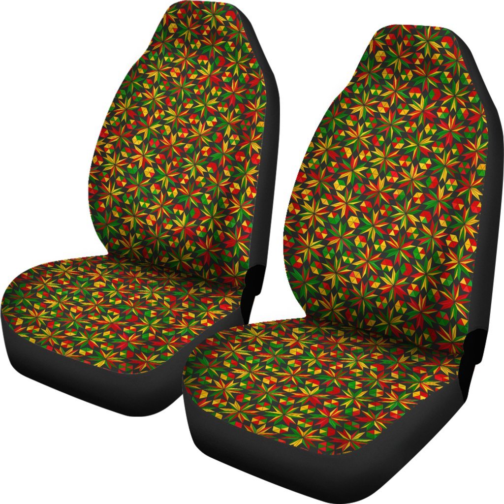 Reggae Rasta Pattern Print Universal Fit Car Seat Cove-grizzshop