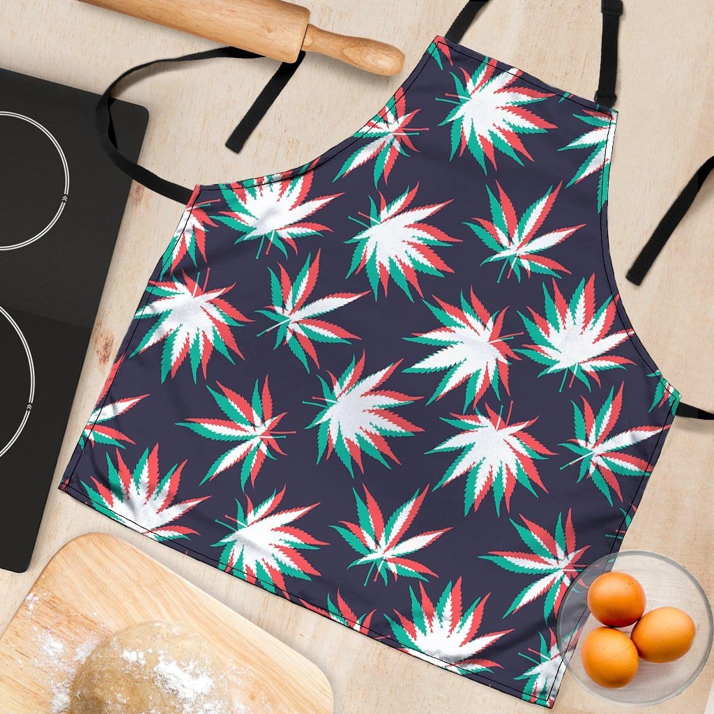 Reggae Leaf Psychedelic Women's Apron-grizzshop