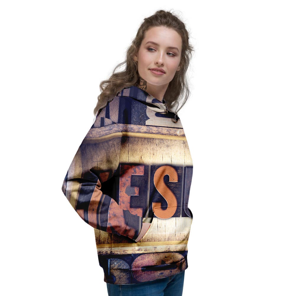Religious Jesus Words Print Women's Hoodie-grizzshop