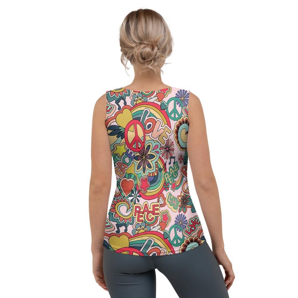 Retro Hippie Women's Tank Top-grizzshop