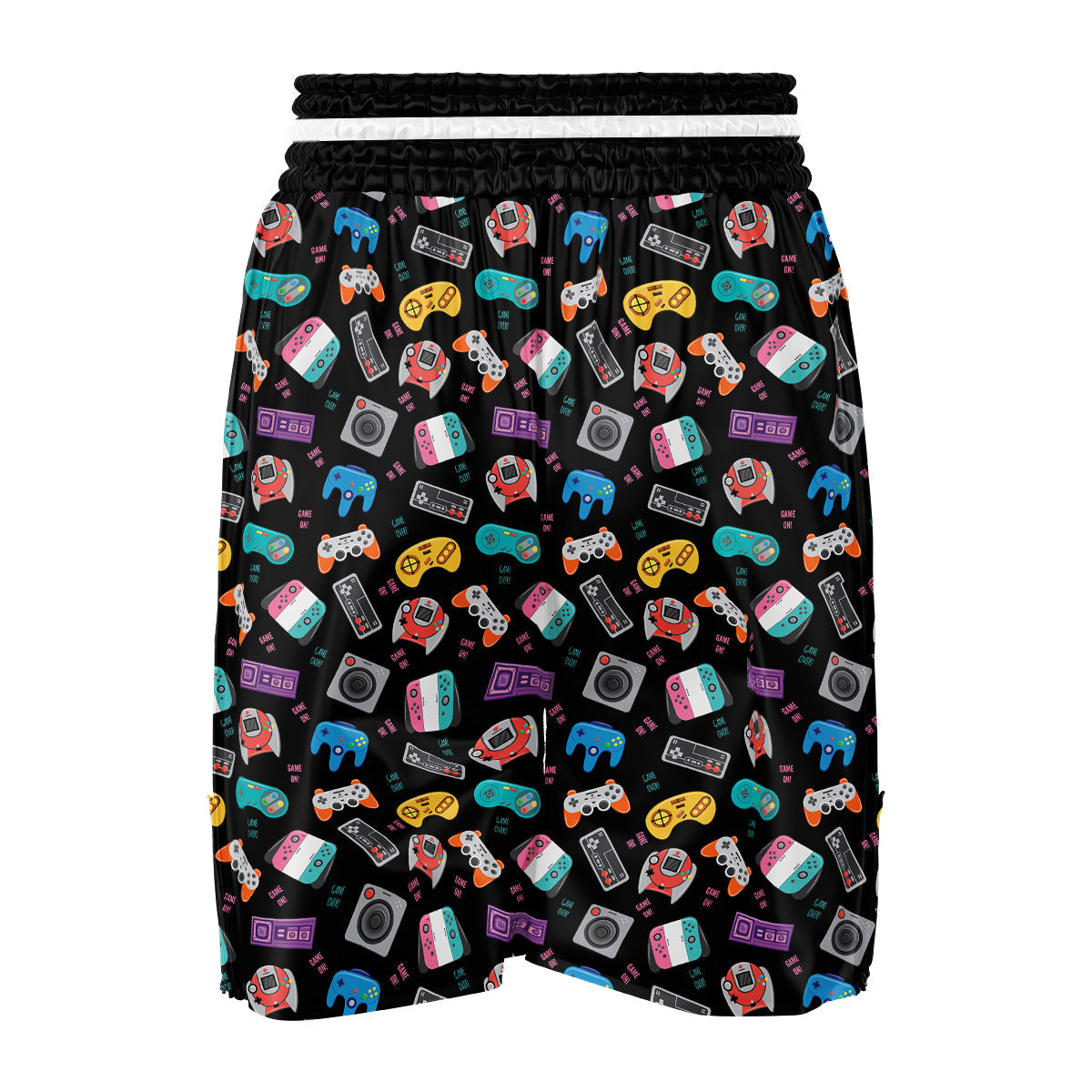 Retro Video Game Controller Print Pattern Boxing Shorts-grizzshop