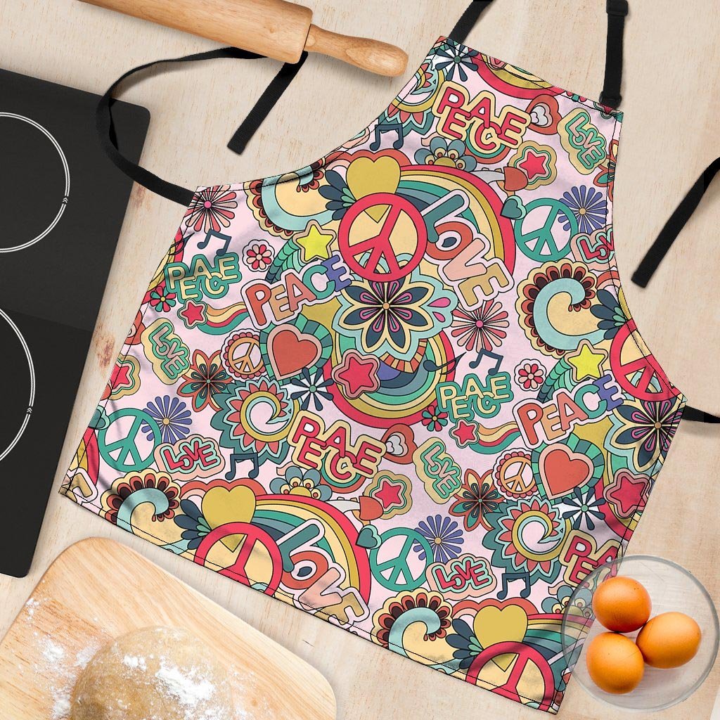 Retro Hippie Women's Apron-grizzshop