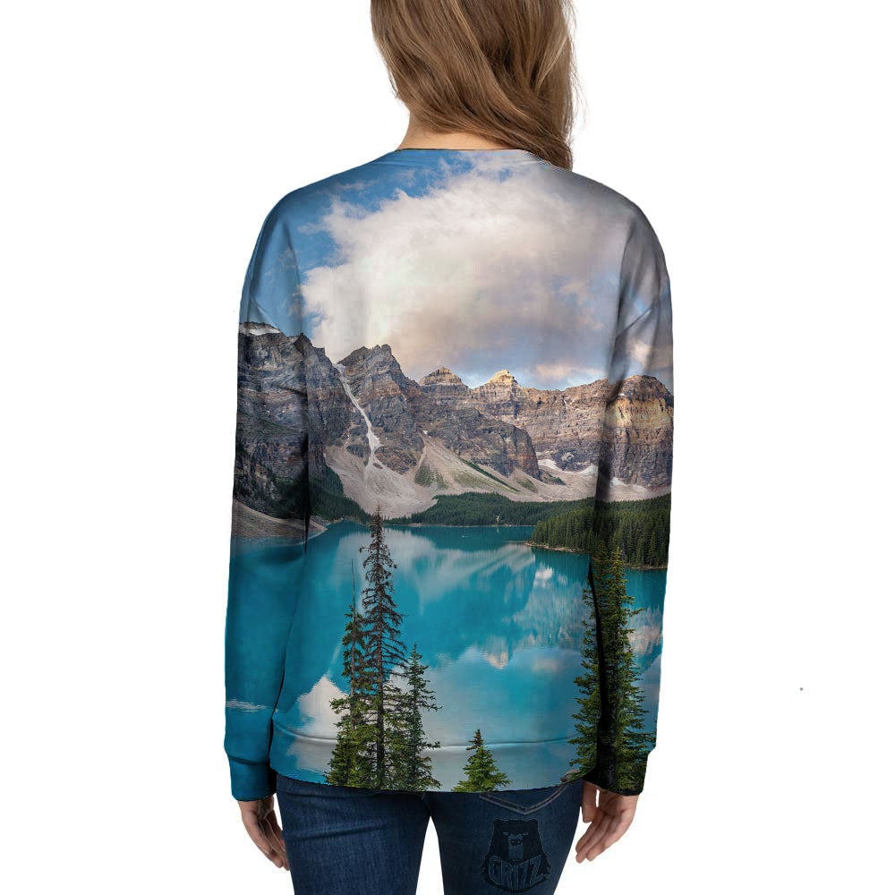 Rocky Mountain Print Women's Sweatshirt-grizzshop