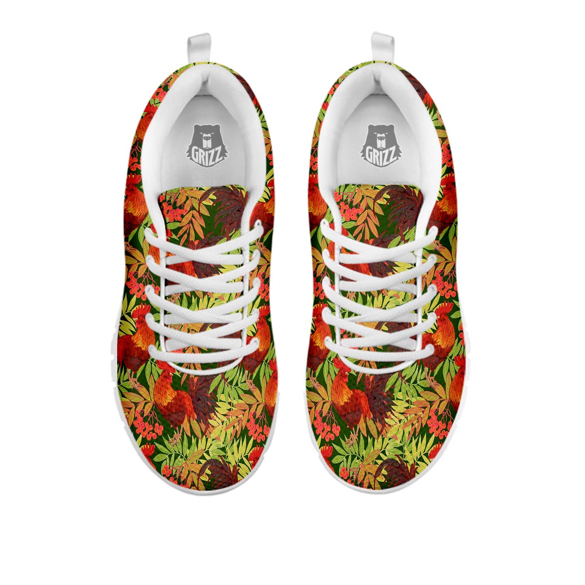 Rowan And Rooster Print Pattern White Sneaker-grizzshop