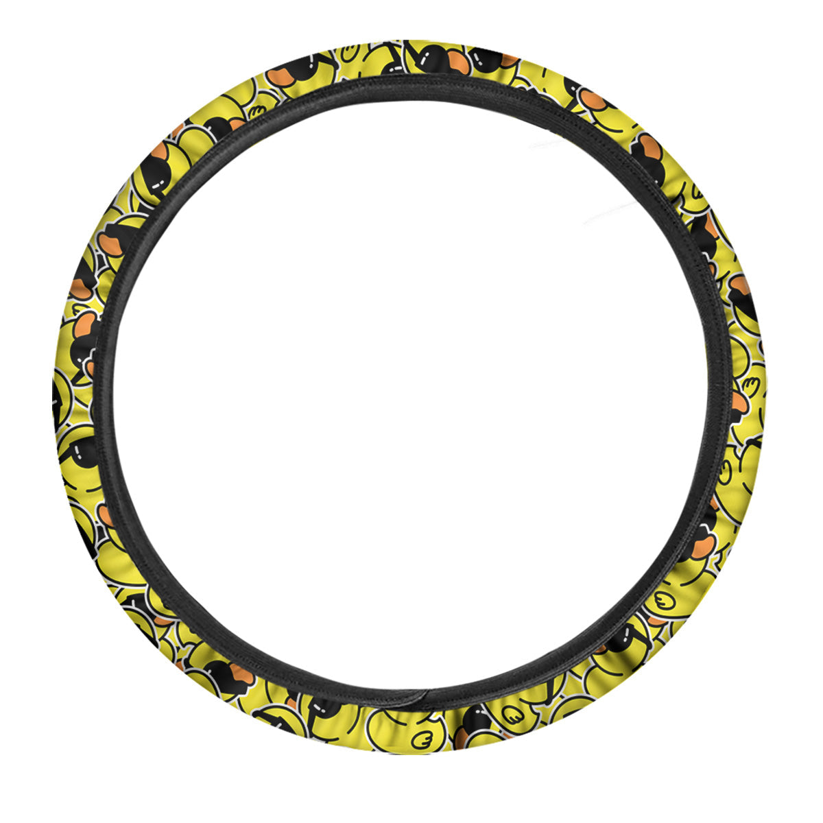 Rubber Duck Mafia Print Pattern Car Steering Wheel Cover-grizzshop