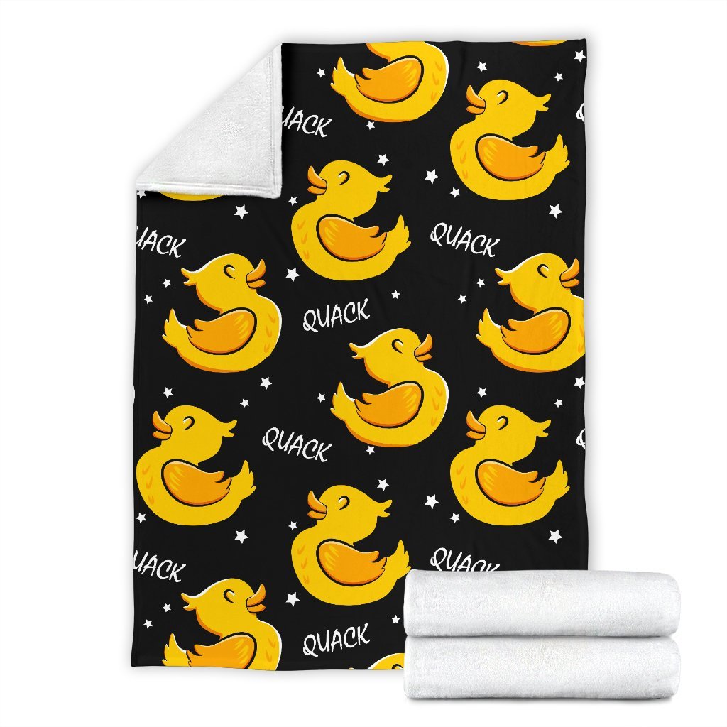 Rubber Duck Print Pattern Blanket-grizzshop