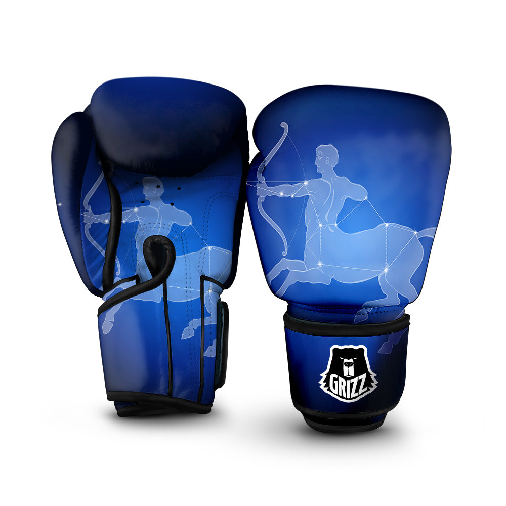 Sagittarius Constellation Print Boxing Gloves-grizzshop