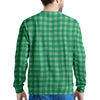 Saint Patrick's Day Green Tartan Print Men's Sweatshirt-grizzshop