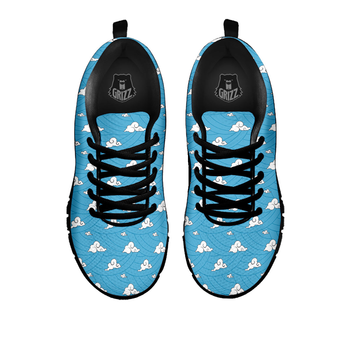 Sakonji Print Pattern Black Sneaker-grizzshop