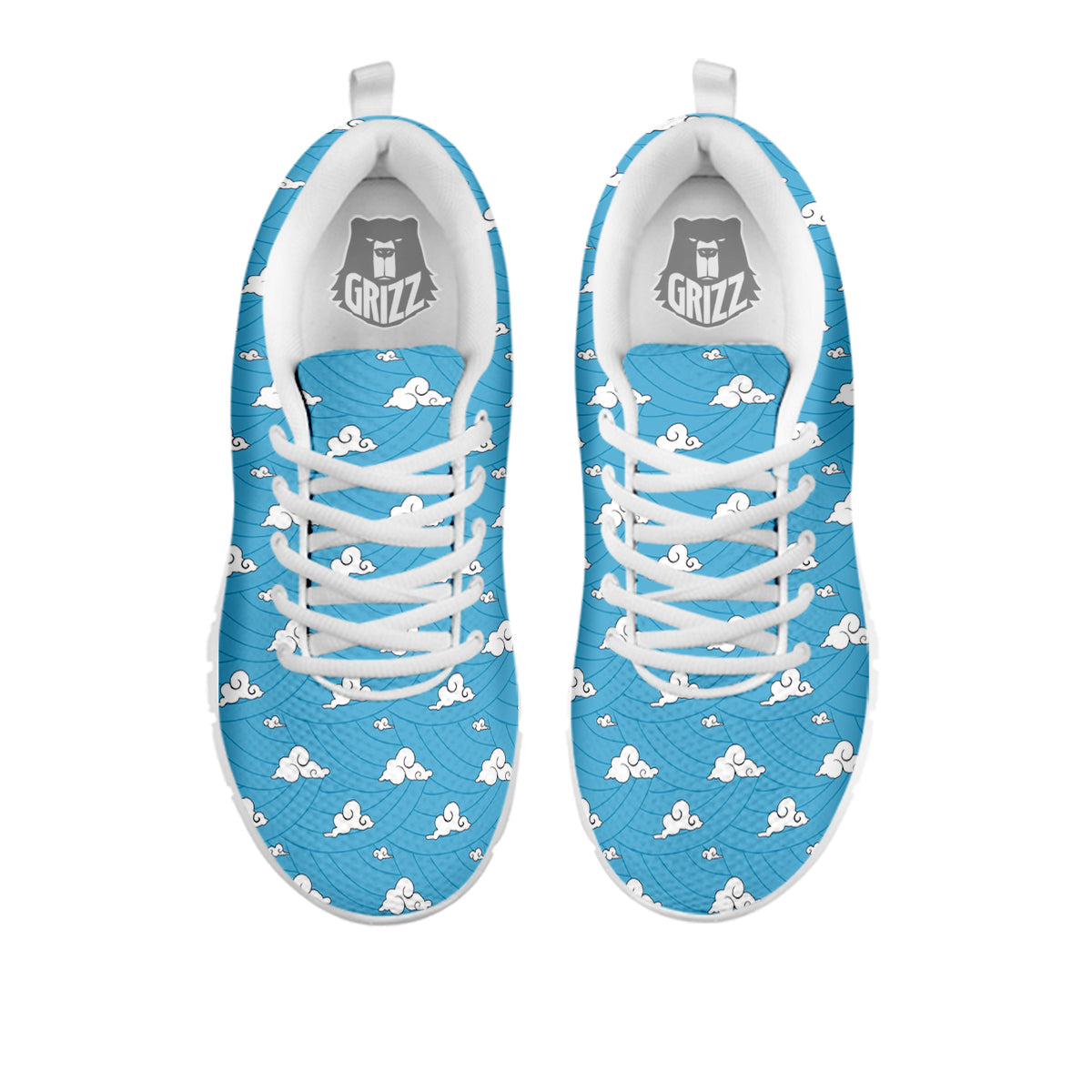 Sakonji Print Pattern White Sneaker-grizzshop