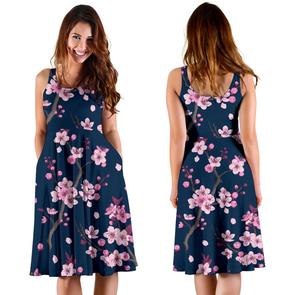 Sakura Cherry Blossom Dress-grizzshop