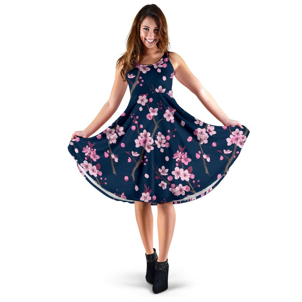 Sakura Cherry Blossom Dress-grizzshop