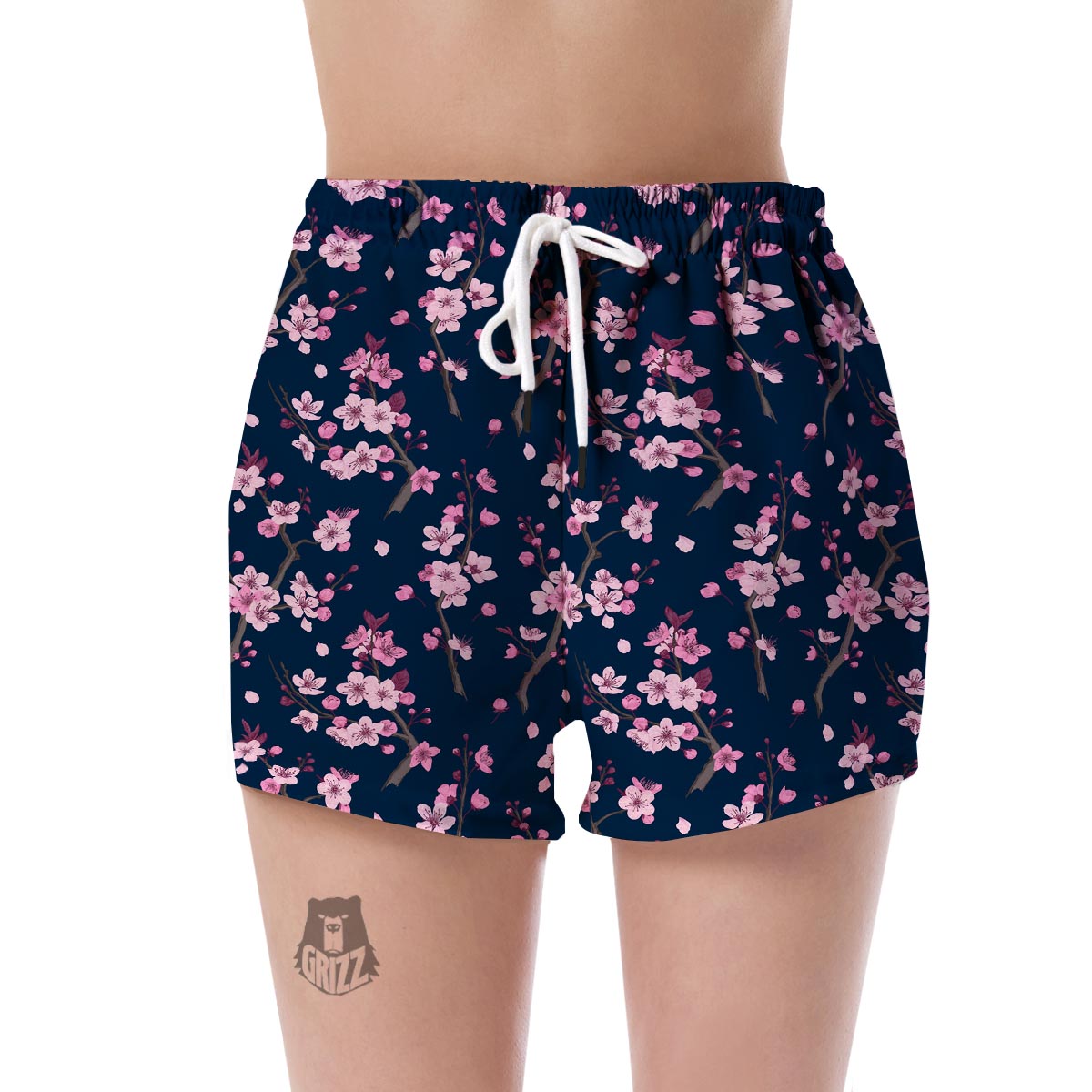 Sakura Cherry Blossom Women's Shorts-grizzshop