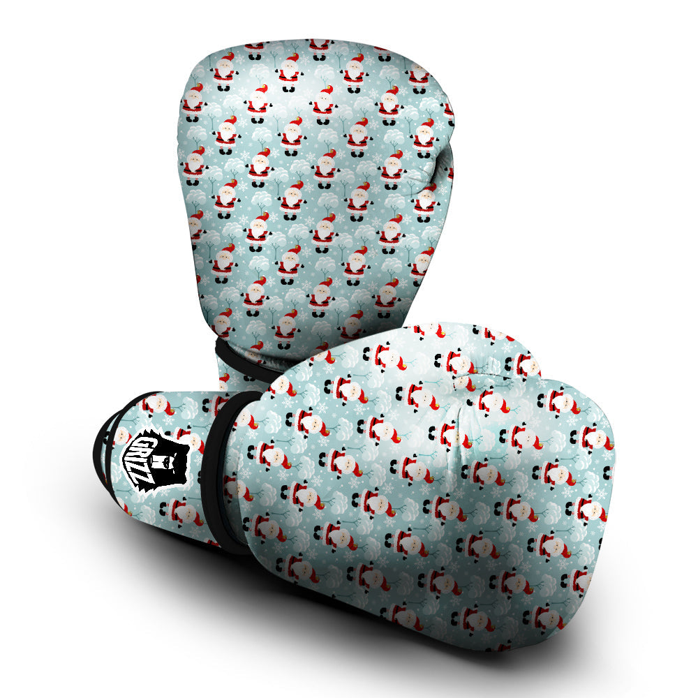 Santa Claus Cute Print Pattern Boxing Gloves-grizzshop